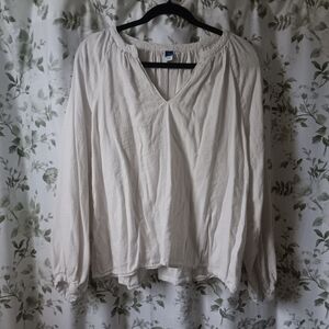Old Navy Poet Sleeve Blouse